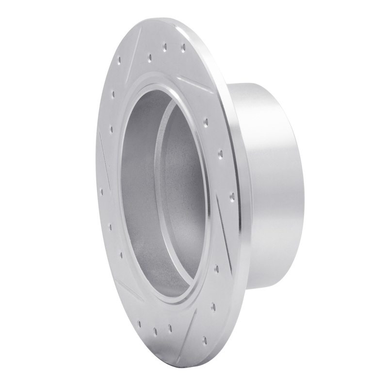 BMW Z3 Brake Rotor (1) - Rear Right - R1 Concepts - Drilled & Slotted - Silver - `96-`02